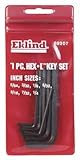 EKLIND TOOL 69207 Hex-L Key Set, 7-Piece [並行輸入品]