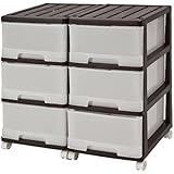 収納ケース スリム チェスト 深型 引き出し 3段 2個組 ブラウン 日本製 MJ-F3-2BR