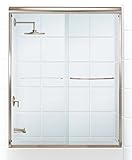 Paragonシリーズ| 1 / 4 "フレームレススライド(バイパス) Tubドア| Coastalシャワードア 60" x 58" 2760.58N-C 1