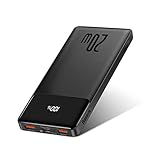Baseus モバイルバッテリー 10000mAh 大容量 軽量 小型 USB-C PD 20W急速充電 LEDデジタル標示Power Ba