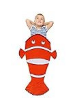 Clownfish Blanket for Kids幼児用3 12年に古いプレミアム品質おくるみCozy非常にソフト快適Minky Warm Sleeping袋キュートと楽しいデザイン – Great