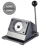 SHIOSH バッジボタンメーカー切断機マニュアルラウンドグラフィックパンチダイカッター 缶バッチマシーン 25mm-75mm 缶バッヂメーカー業務用 アニメ アイドル グッズDIYカード バッジ ボタンのキットを作るボタンバッジ (32MM)