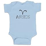Aries Zodiac Signベビー男の子ボディスーツ幼児 カラー: ブルー