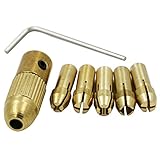 0.5 ～ 3.3 mm 小型電動ドリルビットコレットのアレンレンチを使用してドリルチャックセット