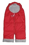 Red Castle Combizip Convertible Cosytoes (Size 2, 6 Months, Red/ Light Grey) by Red Castle
