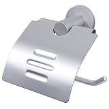 Xaestival 5.91 " X 6.3 " X 2.36 "トイレペーパーホルダーシングルロールカバー、アルミ