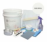 【CORAL TEX】トライアルコテセット たっぷり20kg 珪藻土風 (013 EGG SHELL) と左官道具セット 塗る人に優しく、環境・健康を考えた西洋漆喰