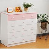 カジュアルチェスト 5段ワイドチェスト fr-013-whpk