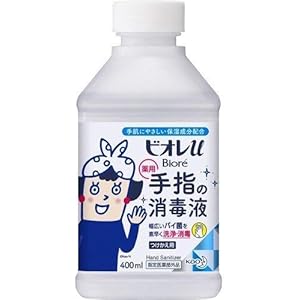 [指定医薬部外品] ビオレu 手指の消毒液【置き型つけかえ用】 400ml