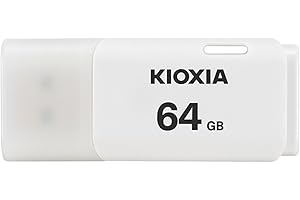 64GB USBメモリ USB2.0 KIOXIA キオクシア TransMemory U202 キャップ式 ホワイト 海外リテール LU202W064GG4