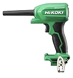 HiKOKI(ハイコーキ) 10.8V 充電式 エアダスター 小型 軽量 高風速87m/s 無段階風速調整機能付き 蓄電池・充電器別売り RA12DA (NN) グリーン