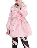 (ウォ２U)Woo2u キッズ ガールズ 女の子 ファッション Aライン 長袖 可愛い ピンク カジュアル 子供服 通勤 通学 三五七 入学式 コート チュニック 防寒着 上着 ジャケット 120