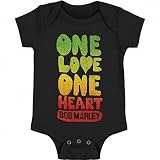 ボブ・マーリー Bob Marley One Love One Heart ベビー Baby Romper シャツ T-Shirt