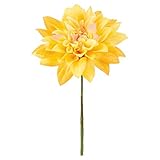 【春・造花】ダリアピック(イエロー)