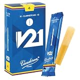 バンドーレン Vandoren E♭クラリネットリード V21硬さ : 4 (10枚入り)