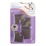 Dreambaby Foam Corner Protectors (Brown by Dreambaby