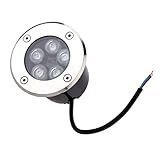 Baoblaze 5W　LED潜水ライト　魚タンク　噴水 プール 池 庭園　水中LEDライト　暖白色