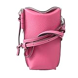 [IMAI BAG since 1977] イマイバッグ 上質レザー スマホポーチ ショルダー おしゃれ 大容量 スマホポシェット 軽量 Nantes 99420 (ローズピンク)