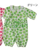 キシリトール加工水彩リンゴ兼用ドレス　グリーン　50-70