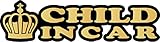CHILD IN CARマグネット（ゴールド）