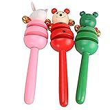 A-szcxtop　おしゃぶり がらがら 赤ちゃん玩具　楽器　知育玩具幼児教育 乳幼児の手の鈴を鳴らす