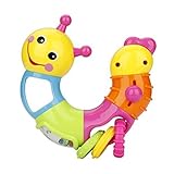 Nuo Pengクリック音とミラーRattle、ねじれベビーおもちゃ