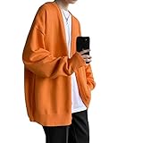 [Hefiona] カーディガン メンズ ニット 春 秋 ジャケット Vネック 無地 綿 セーター カジュアル 長袖 軽量 おしゃれ 通気 アウター ビジネス 前開き 薄手 大きいサイズ