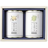 清水白桃缶詰＆マスカット缶詰　（2本詰合せ）