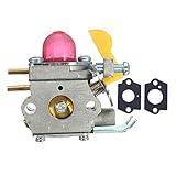 B Blesiya キャブレターアセンブリ Poulan Weedeaterトリマー部品 530071752 & 545081807 ZAMA C1U-W18