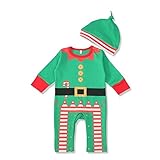 Burning Go　サンタクロース服　クリスマス服　ベビー服　ロンパース 赤ちゃん 男の子長袖 可愛い カバーオール　出産祝い