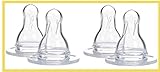 Dr. Brown Standard 4 Count Nipples - Level 3 (6M+) by NYD