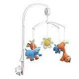 Pixnor Baby Crib Mobile Holder Bed Bell Holder Arm Bracket Wind Up Auto Music Box without Toys [並行輸入