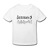 星 ２～６歳子供 男女兼用 半袖 ティー Tシャツ 誕生日 祝い 祭り 言葉 White 5-6 Toddler