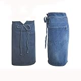 [「LoLo Lavo」ロロラボ] デニムエプロン サロンエプロン カフェエプロン ウエストエプロン 前掛け 日用品雑貨 ジーンズ素材 (USED薄)