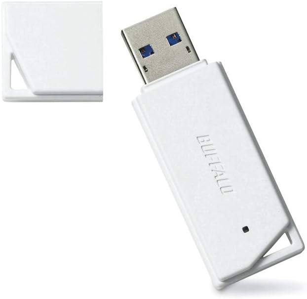バッファロー USBメモリ 32GB USB3.2(Gen1)/3.1(Gen 1)/3.0/2.0 充実サポート RUF3-K32GA-WH/N