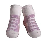 JazzyToes幼児ベビースニーカーin LightパープルSocks 0 – 12ヶ月