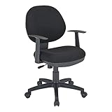 法人様向け カグクロ ビジネスチェアNAM ブラック 肘付き オフィス家具 椅子 NAM-1000-A-BK