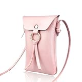 St.Ushine Premium PU Leather Storage Small Tassel Crossbody Pouch Bags Cellphone Purse Wallets for 5