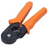 Signstek Adjusting Ratcheting Square Ferrule Wire Cable Crimper Plier Crimping Crimp Tool AWG23-10 O