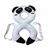 ［Rajjo］赤ちゃん ごっつん 防止 ヘッドガード 頭 保護 リュック メッシュ 素材 乳幼児 ケガ防止 セーフティー 動物 (パンダ)