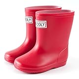 si shu non キッコリー レインブーツキッズ 子供用 19cm レッド