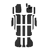 【防水マット】Aviles アルファード ヴェルファイア 30系 フロアマット【カーボン柄】(03：形状【３】)