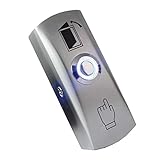 Fenteer 高品質　金属　合金　スイッチ　ドア　出口　リリース　プッシュボタン　ホーム　スイッチ　パネル　部品　バックライト付き　ロック　すべての種類に適しています