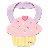 カップケーキモチーフスタイ ライト ピンク F