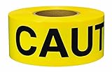 Swanson BT30CAU2 3-Inch by 300-Feet 2-MIL Barricade Tape Caution with Yellow/Black Print [並行輸入品]