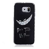 UNEXTATI Galaxy S6 対応 ケース 衝撃吸収 高品質 TPU ハード カバー 超薄型 液晶保護 脱着簡単 Samsung Galaxy S6用 Cover (ブラック #1)