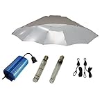 Hyindoor 250W 植物育成ライト MH/HPSランプのセット 電子安定器 水栽培調節可能なリフレクターキット