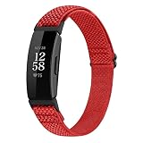 Runostrich コンパチブル Fitbit Inspire2/Inspire HR/Inspire ナイロン弾性スポーツバンド交換用ストレッチバンド ストラップ