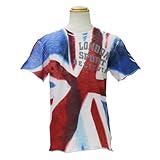 [ディーアンドジージュニア] D&G JUNOR 子供服 半袖Tシャツ (イギリス国旗) DGL4CT1P21 8Aサイズ