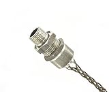 Leviton L7708 1/2-Inch, Straight, Male, Aluminum Body, Deluxe Cord Sealing Strain-Relief, .500, .625